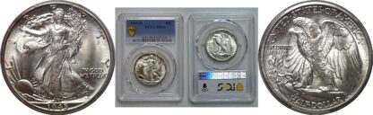 1945-D Walking Liberty Half Dollar   PCGS MS-66