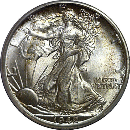 1942-D Walking Liberty Half Dollar   PCGS MS-67 - Image 2