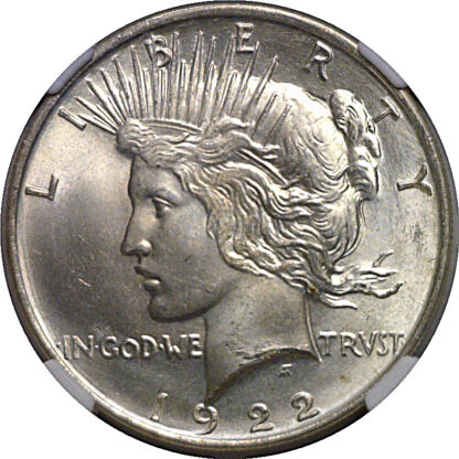 1922-D  Peace Dollar    NGC MS-66 - Image 2