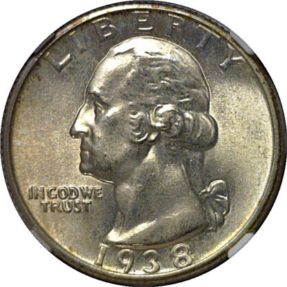 1938-S Washington Quarter   NGC MS-67 - Image 2