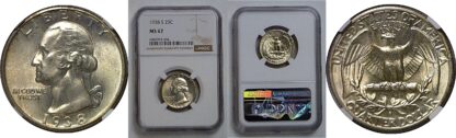 1938-S Washington Quarter   NGC MS-67