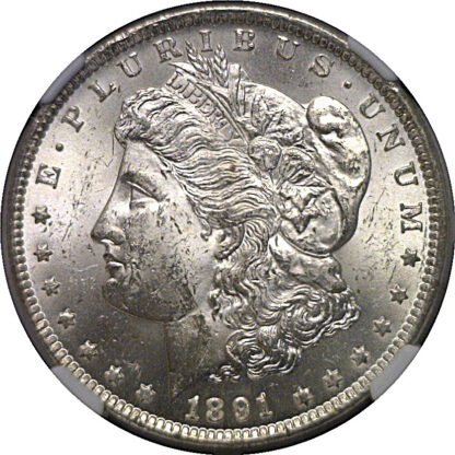 1891-CC Morgan Dollar   NGC MS-62 - Image 2
