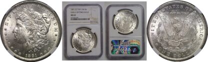 1891-CC Morgan Dollar   NGC MS-62