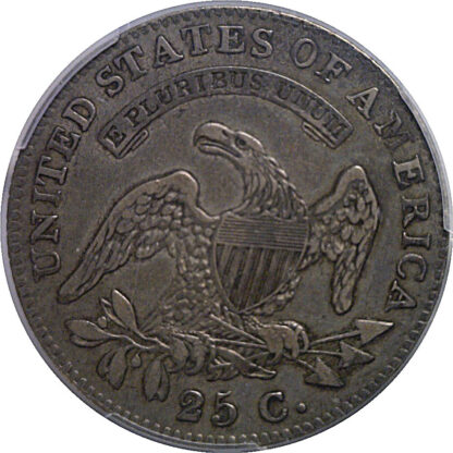 1822 Bust Quarter   PCGS VF-35 - Image 3