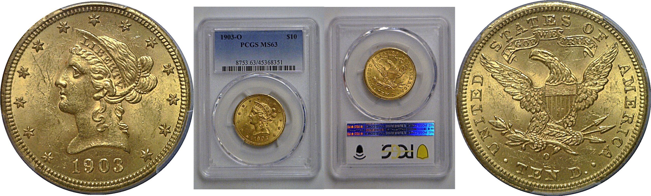 1903-O $10 Liberty    PCGS MS-63