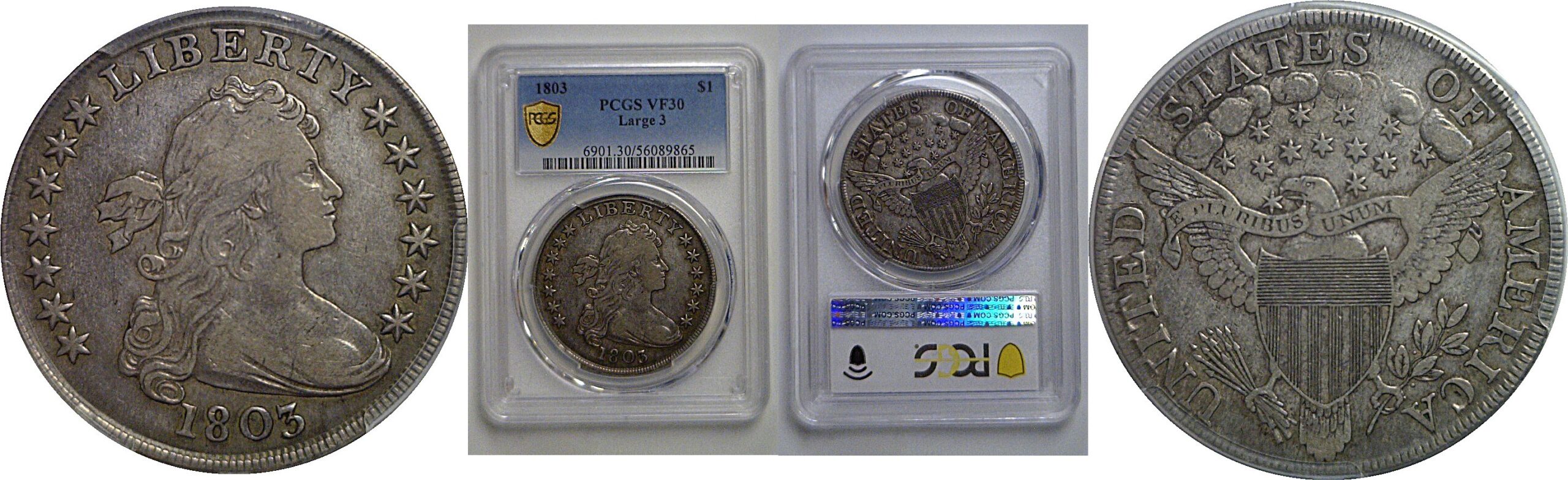 1803 Bust Dollar   PCGS VF-30