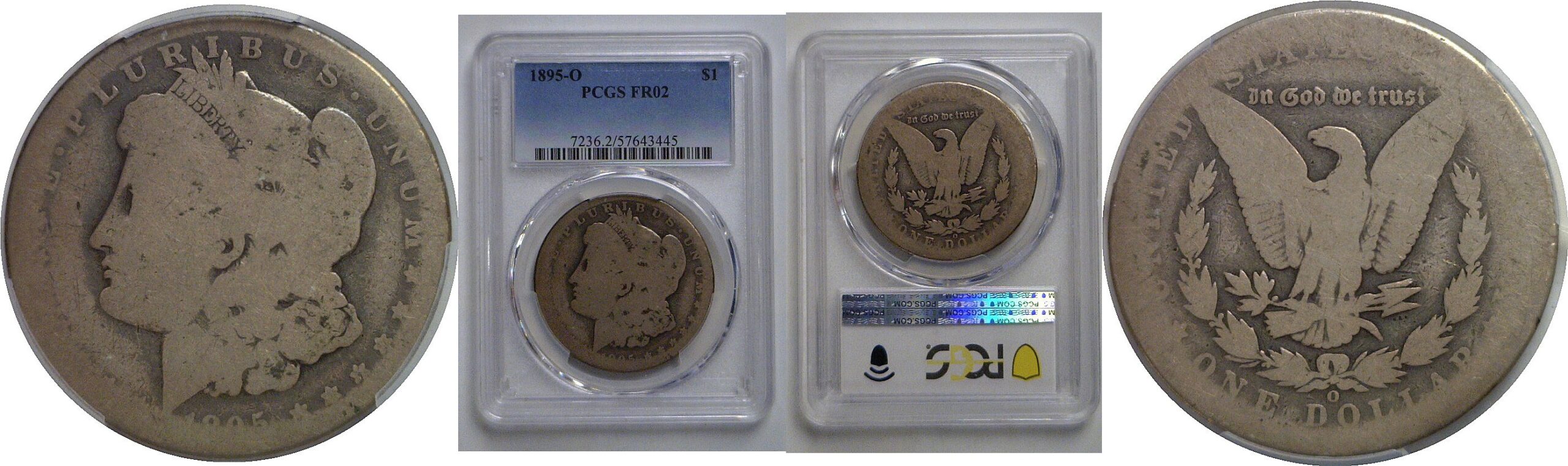 1895-O Morgan Dollar   PCGS FR-3