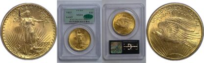 1907 $20 St. Gaudens   PCGS MS-64  CAC