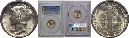 1921-D Mercury Dime   PCGS MS-65