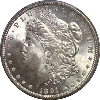 1891 Morgan Dollar   PCGS MS-64  CAC - Image 2