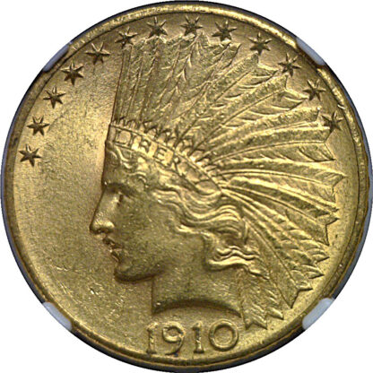 1910-D $10 Indian   NGC MS-62 - Image 2