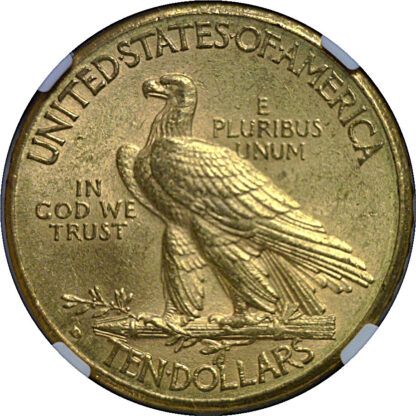 1910-D $10 Indian   NGC MS-62 - Image 3