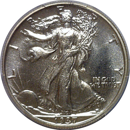 1937 Walking Liberty Half Dollar   PCGS PR-67 - Image 2