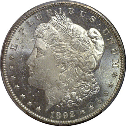1892-CC Morgan Dollar   PCGS MS-63 PL - Image 2