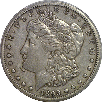 1893-CC Morgan Dollar   PCGS XF-45 - Image 2