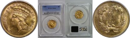 1860 $3 Princess   PCGS MS-64