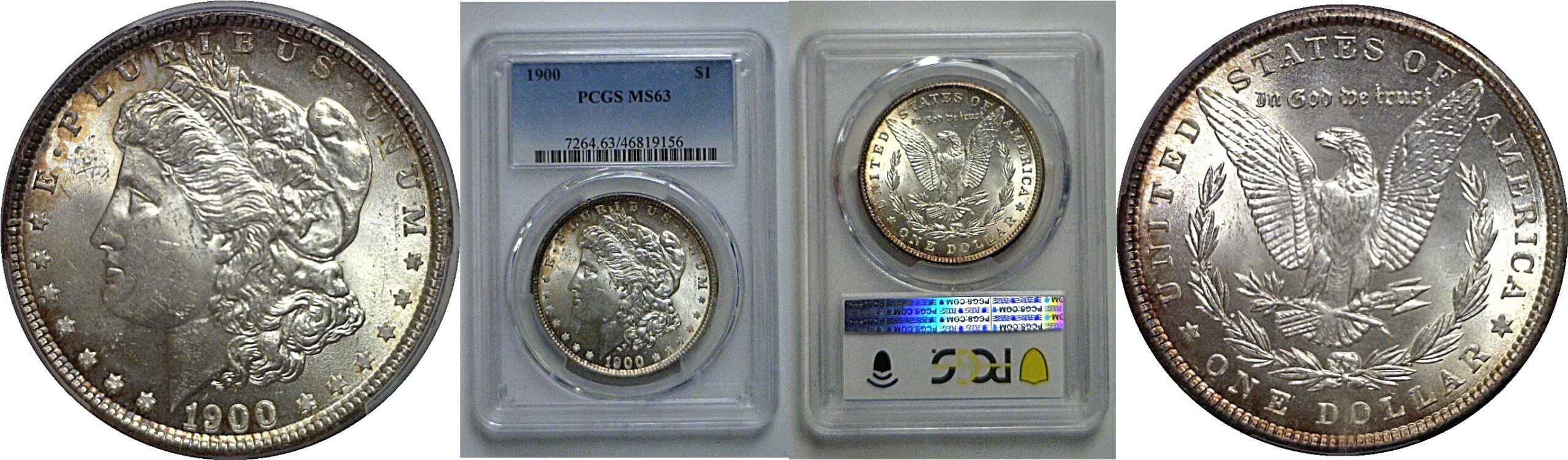 1900 Morgan Dollar   PCGS MS-63