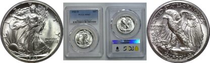 1943-D Walking Liberty Half Dollar   -   PCGS MS-65