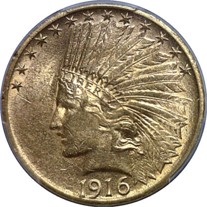 1916-S $10 Indian   PCGS AU-58 - Image 2