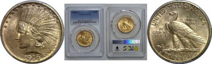 1916-S $10 Indian   PCGS AU-58