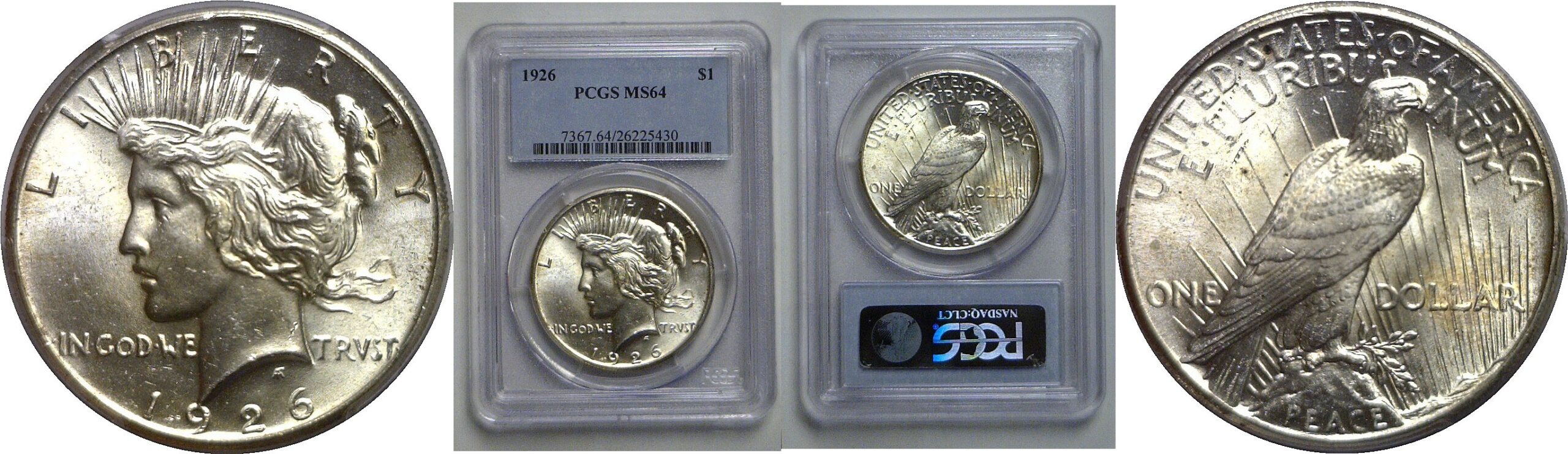 1926 Peace Dollar   PCGS MS-64