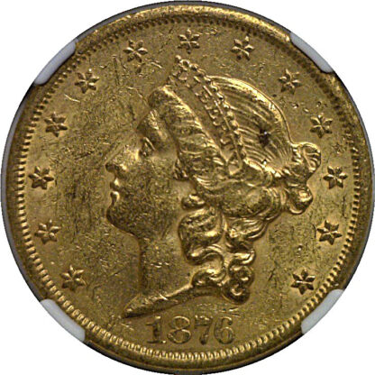 1876-S $20 Liberty   NGC AU-55 - Image 2
