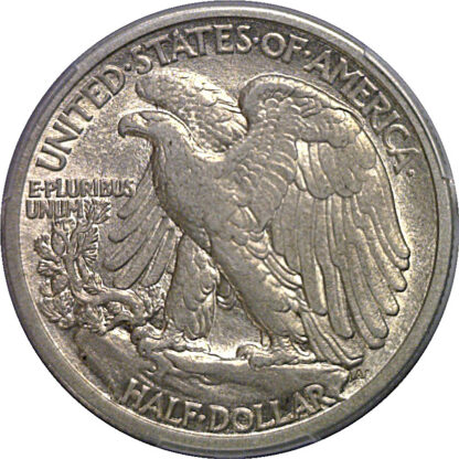 1916-D Walking Liberty Half Dollar   PCGS AU-50 - Image 3