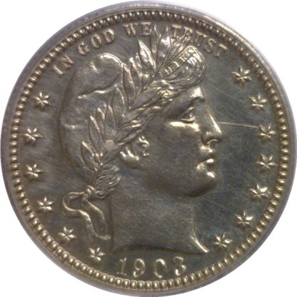 1903 Barber Quarter   PCGS PR-60 - Image 2