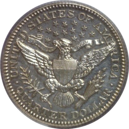 1903 Barber Quarter   PCGS PR-60 - Image 3
