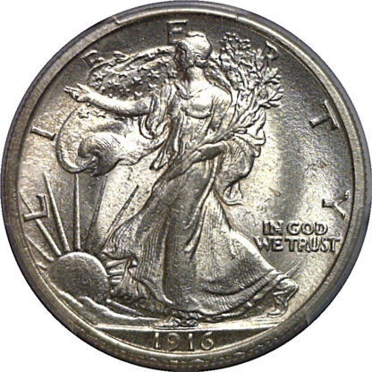 1916 Walking Liberty Half Dollar   PCGS MS-64 - Image 2
