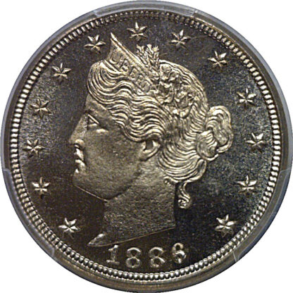 1886 Liberty Nickel    PCGS PR-66 CAM   CAC - Image 2