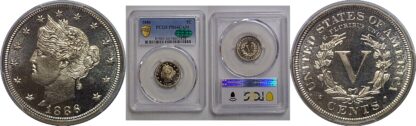 1886 Liberty Nickel    PCGS PR-66 CAM   CAC