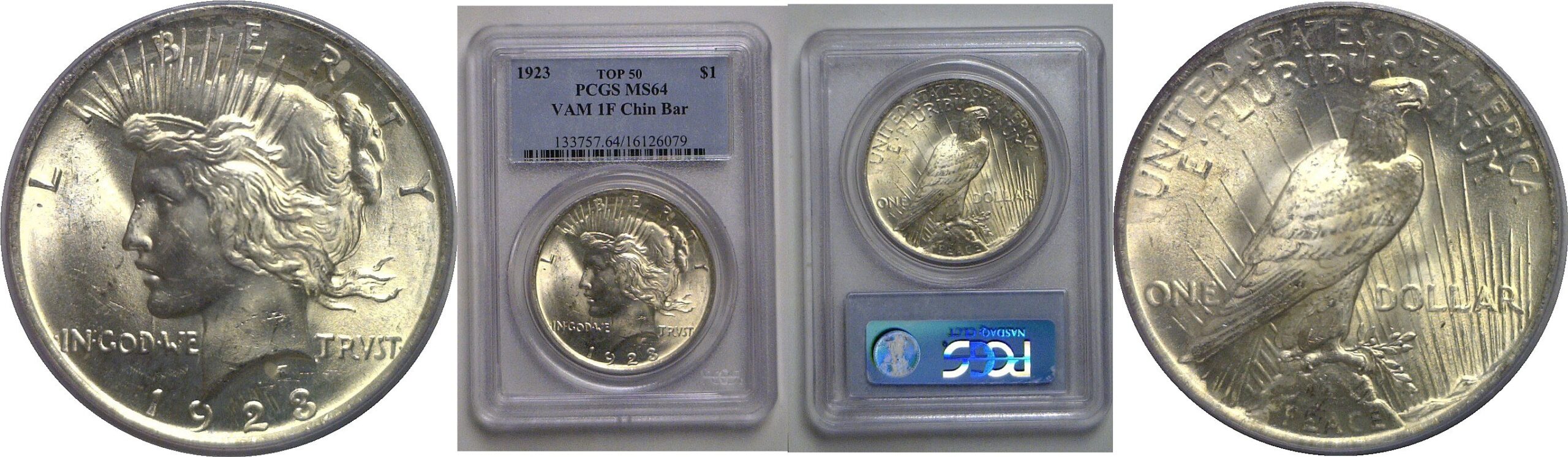 1923 Peace Dollar   PCGS MS-64
