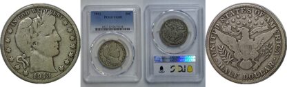 1913 Barber Half Dollar   PCGS VG-8
