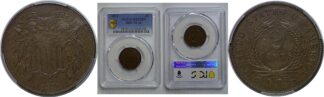 1872 Two Cent Piece   PCGS MS-62 BN