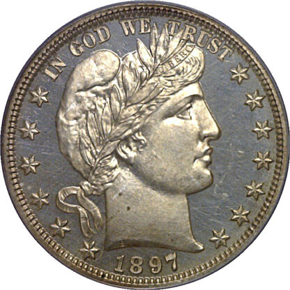 1897 Barber Half Dollar    PCGS PR-64 CAM - Image 2