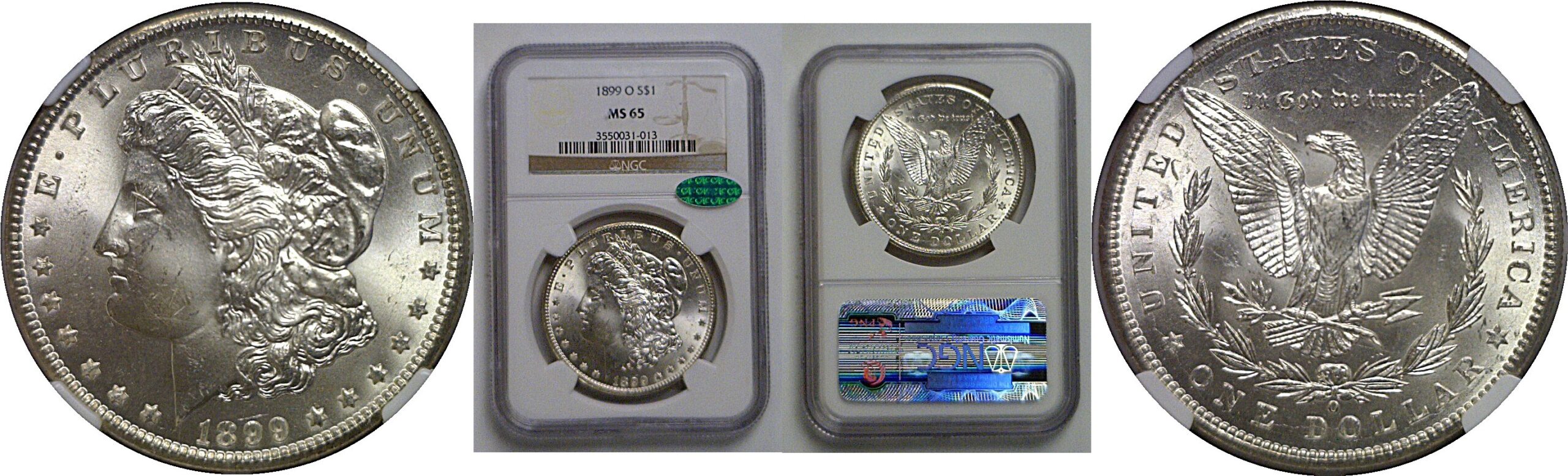 1899-O Morgan Dollar   NGC MS-65  CAC