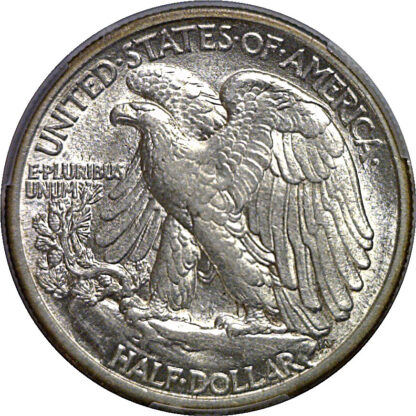 1916-D Walking Liberty Half Dollar   PCGS AU-53  CAC - Image 3