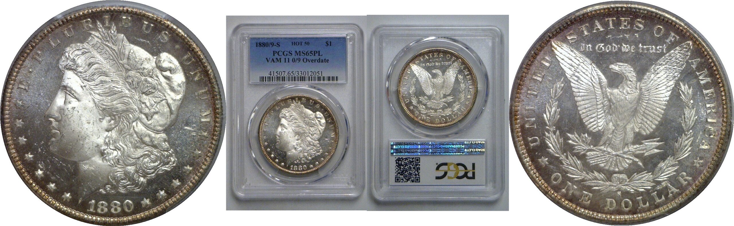 1880/9-S Morgan Dollar   PCGS MS-65 PL