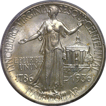 1936 Lynchburg Commemorative Half Dollar    PCGS MS-67 - Image 3