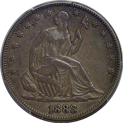 1888 Seated Liberty Half Dollar    PCGS XF-40 - Image 2