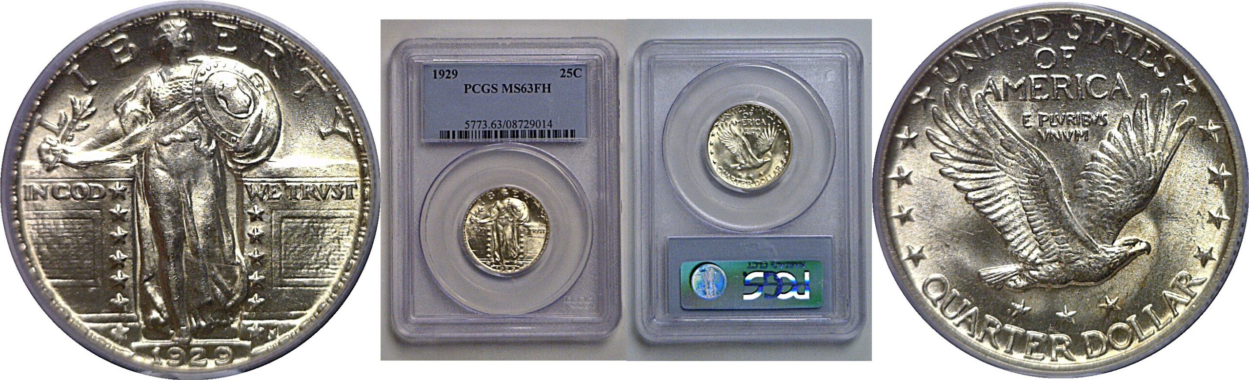 1929 Standing Liberty Quarter   PCGS MS-63 FH