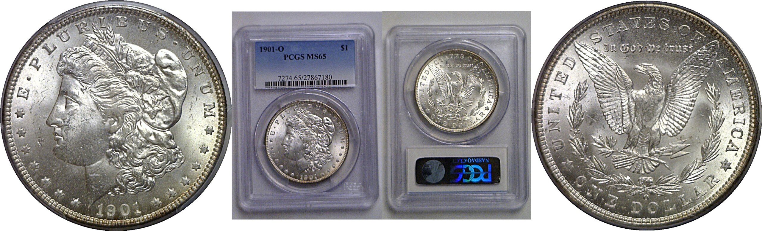 1901-O Morgan Dollar   PCGS MS-65