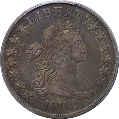 1802 Bust Half Dollar   PCGS VF-35  Overton Plate Coin! - Image 2