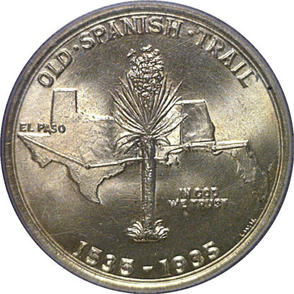 1935 Spanish Trail Commemorative Half Dollar   PCGS MS-65 - Image 3