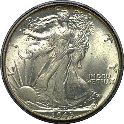 1945 Walking Liberty Half Dollar   PCGS MS-66 - Image 2