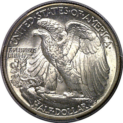 1945 Walking Liberty Half Dollar   PCGS MS-66 - Image 3