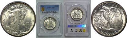 1945 Walking Liberty Half Dollar   PCGS MS-66