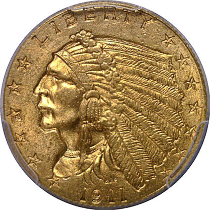 1911-D $2 1/2 Indian   PCGS MS-63+  CAC - Image 2