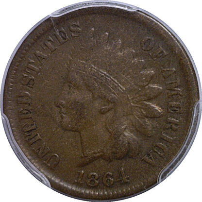 1864-L Indian Head Cent    PCGS XF-40 - Image 2